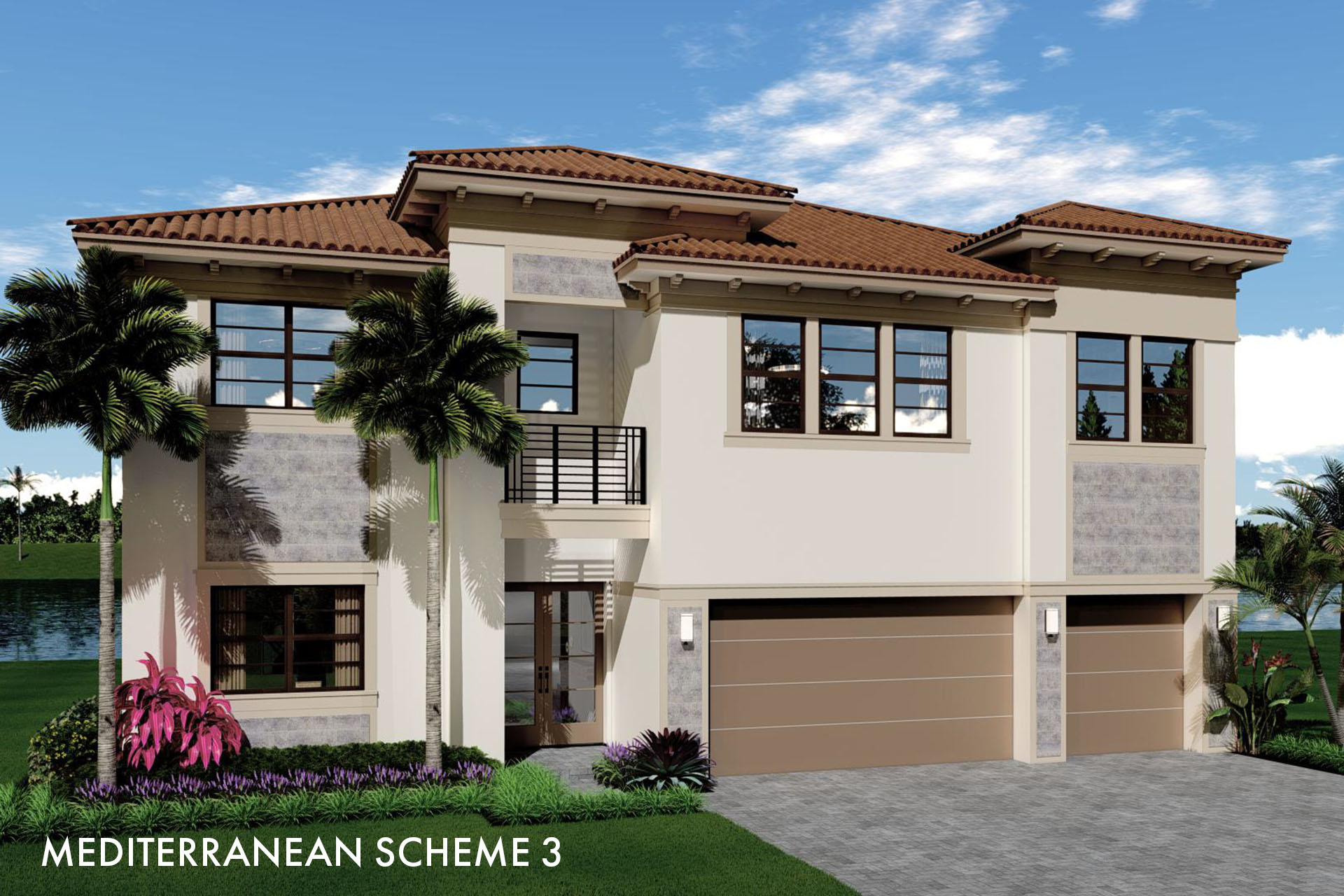 2 Story Mediterranean Scheme #3